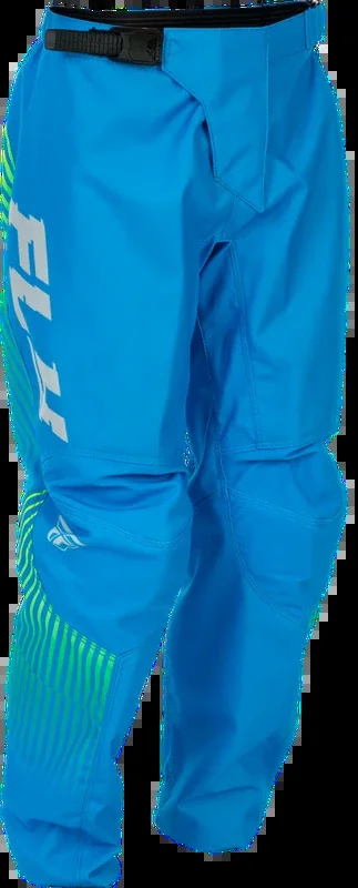 Fly Racing 379-23326 379-23326 YOUTH F-16 PANTS BLUE/HI-VIS SZ 26
