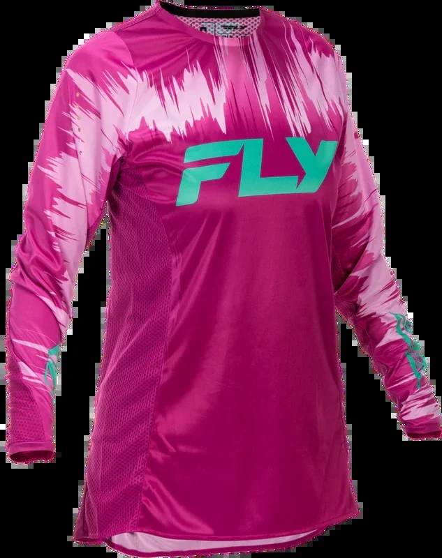 Fly Racing 379-622M 379-622M WOMEN’S LITE JERSEY PINK/TURQUOISE MD