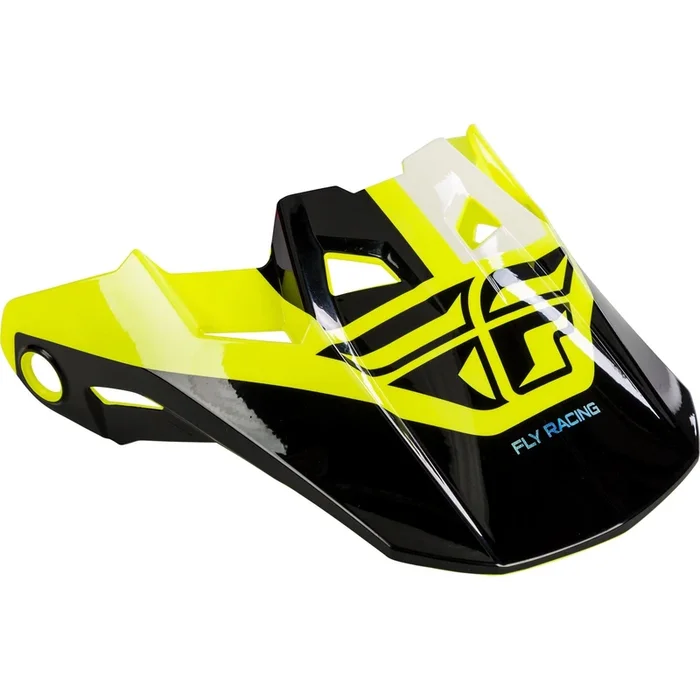 Fly Racing Formula Visor Black/Hi-Vis Medium -Large 73-47204M