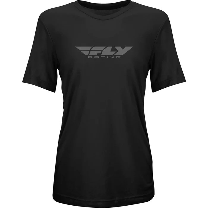 Fly Racing Women’s Fly Original Corp Tee – Black/Grey – 2XL 356-01002X