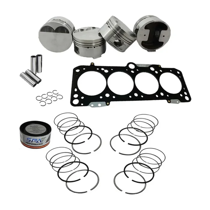 Forged piston and rings set 82.5mm VW 9A 2.0L 16V + VW 8v/16v ABA ABF MLS decompression Head Gasket Spacer – 1.5mm