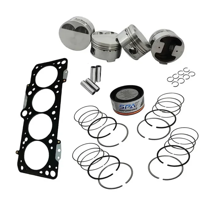 Forged piston and rings set 83.5mm VW 9A 2.0L 16V + Decompression Head Gasket Spacer – 1.5mm