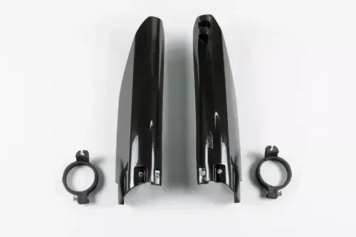 Fork guards Suzuki RM125 RM250 2001 2002 2003 black plastic
