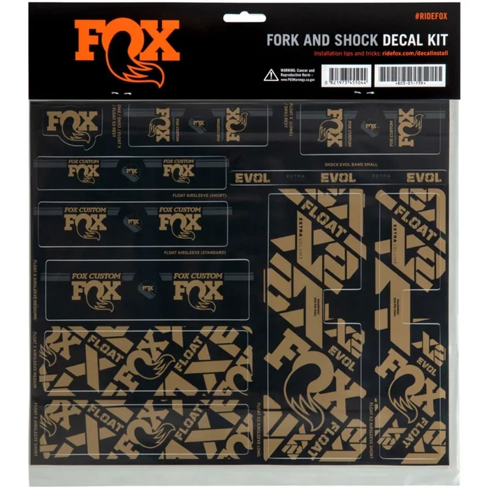 Fox Factory Fork and Shock Decal Kit – Kash 803-01-733