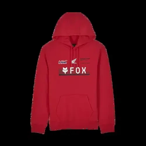 FOX X HONDA FLEECE PULLOVER HOODIE [FLAME RED]