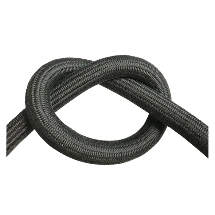 Fragola Race Rite Pro Hose – #10 – 6 Ft. – Braided Fire Retardant Fabric – Wire Reinforced – PTFE – Black