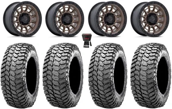 Fuel Cycle 15″ Wheels Bronze +38mm 29″ Liberty Tires Polaris RZR XP 1000 / PRO XP / Ranger XP 900/1000