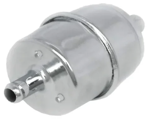 Fuel Filter 3/8 ” Universal Fit. Chrome RPC R9177