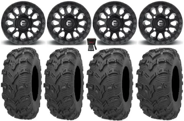 Fuel Vector MB 14″ Wheels 26″ Bear Claw EVO Tires Sportsman 550 850 1000
