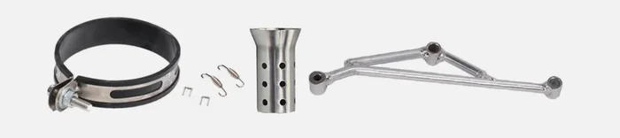 Full Exhaust Muffler Pipe For Honda Ruckus Zoomer GY6 125cc 150cc Stainless 51mm