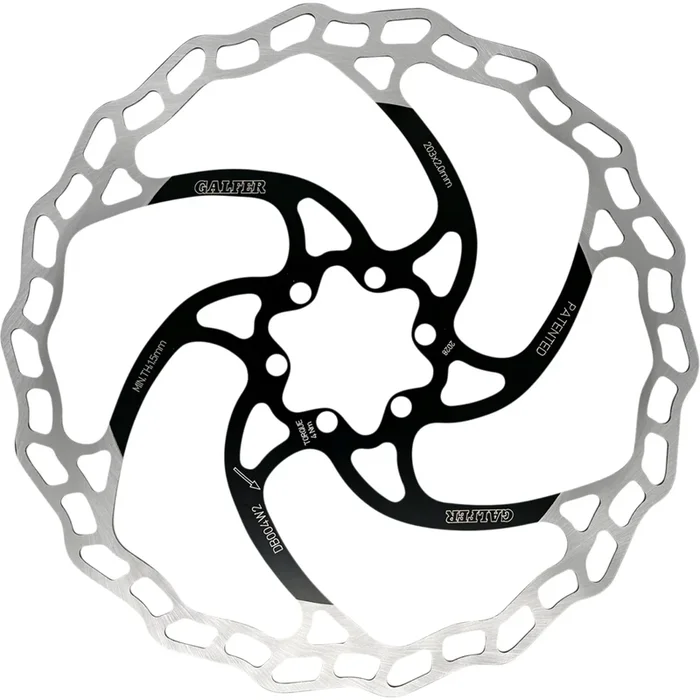 GALFER 1710-4150 DB004W2 Wave® Fixed Bicycle Brake Rotor – 203 mm