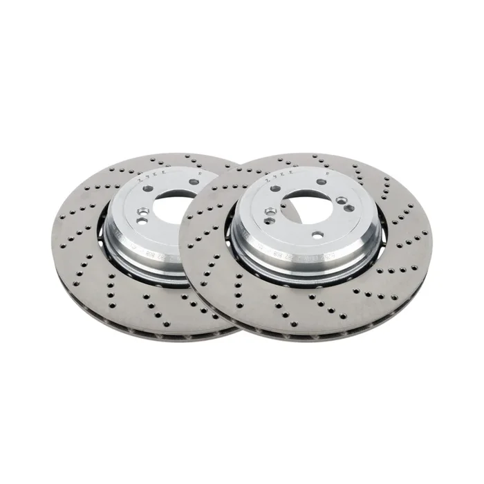 Genuine BMW OEM Rear Brake Discs/Rotors Pair For BMW E60/E61 M5 & E63/E64 M6