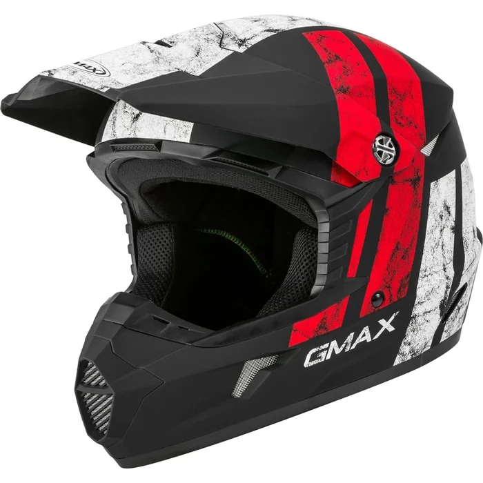 GMax Youth MX-46Y Black/White/Red Youth Medium G3464351