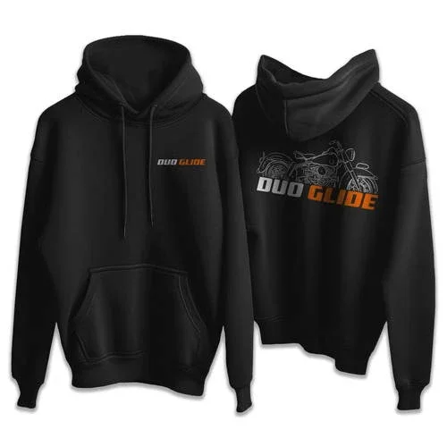 Harley-Davidson Duo Glide 1958 Hoodie, Motorcycle Hoodie for Riders