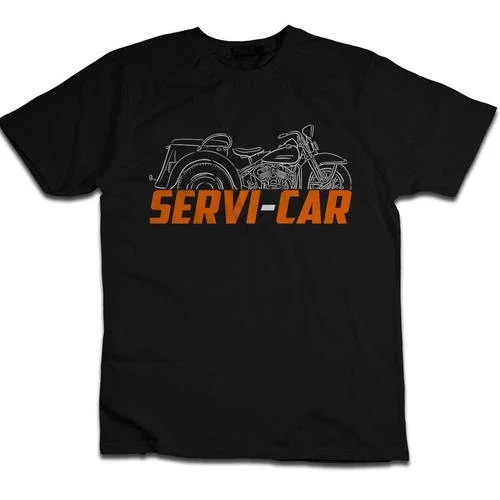 Harley Davidson Servi-Car G GA 1951-1957 T-Shirt, Motorcycle Tee for Bikers