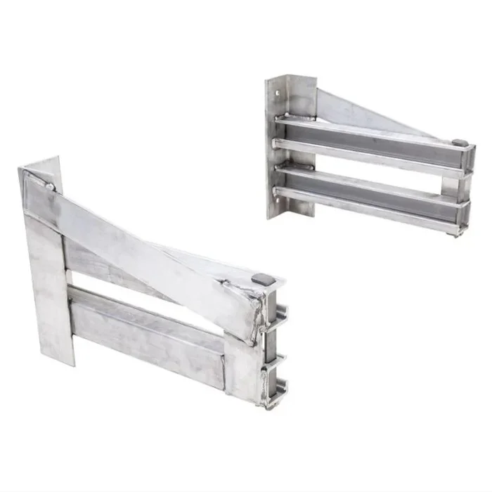 HD Ramps Loading Ramp Storage Brackets for Step Deck Trailers without Knee Braces 22-1/2 “x4-1/4 “x15-3/4 “