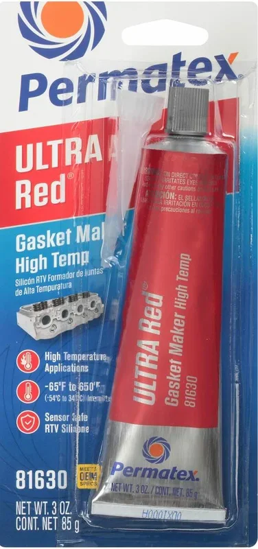 High-Temp Red RTV Silicone Gasket Maker / Ultra Red (Permatex 81160 / 81630)