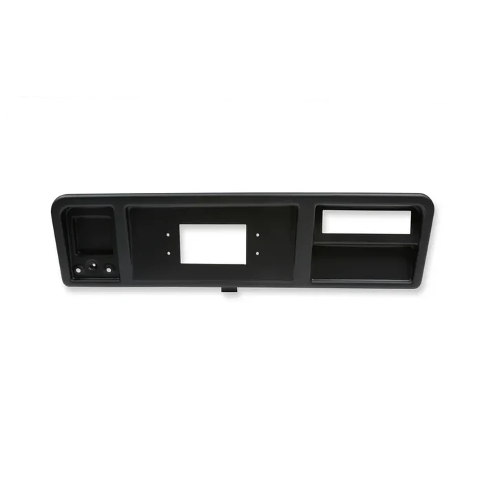 Holley EFI 7 in Dash Bezel – Black – No Vents – Ford Fullsize Truck 1973-79
