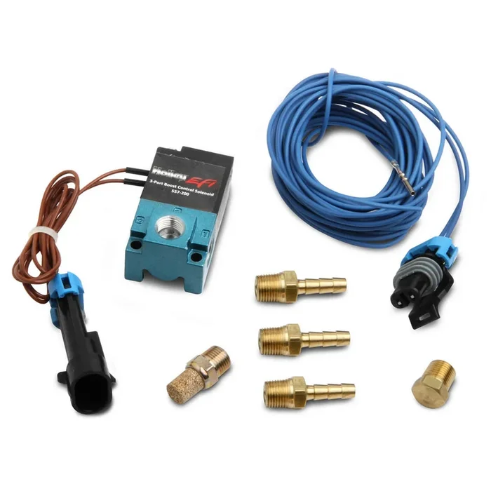 Holley EFI Performance Products 3-Port Boost Control Solenoid Fittings Included – Holley EFI Dominator/HP EFI