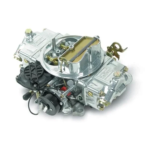 Holley Street Avenger Model 4150 870 CFM 4-Barrel Carburetor – Square Bore – Electric Choke – Vacuum Secondary – Dual Inlet – Silver