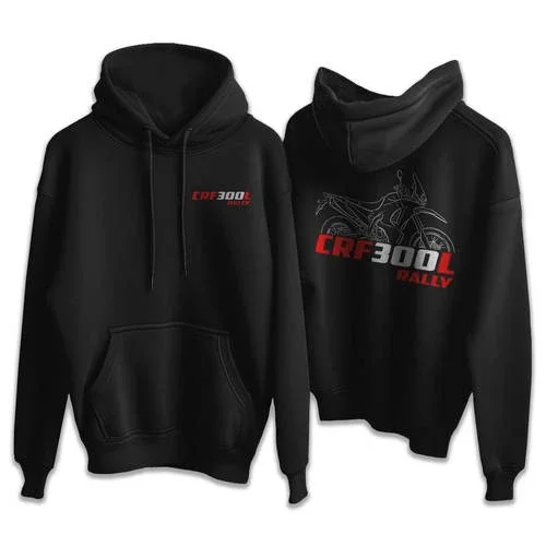 Honda CRF 300L Rally 2021-2024 Hoodie, Motorcycle Hoodie Pullover for Riders
