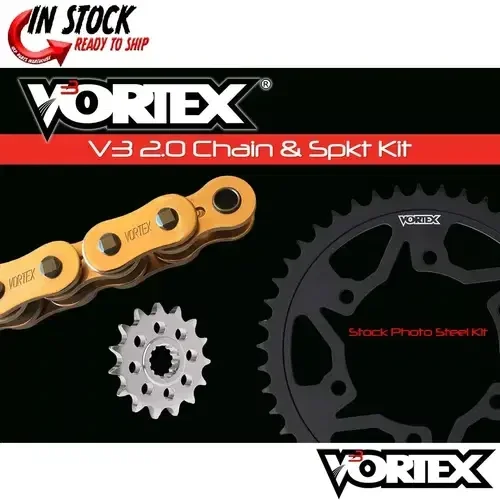 Honda RC51 00-06 Vortex 520 Chain and Sprocket Kit 15-42 Tooth CKG6328