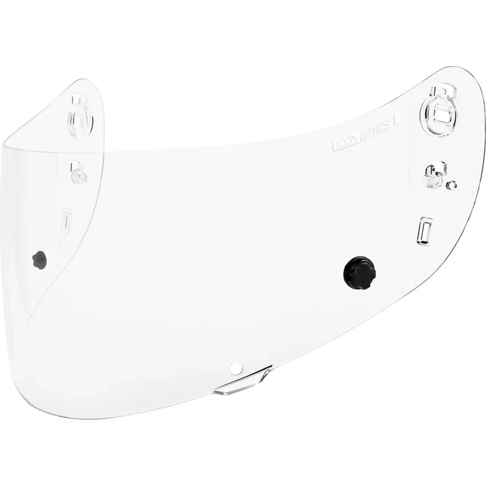 ICON 0130-1407 Tracshield Pinlock® Prepared Shield Tracshield Shield – Airframe Pro/Airform/Airmada – Pinlock® Prepared – 22.06 – Clear