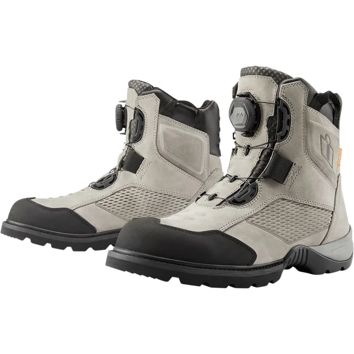 Icon Stormhawk Boots – Gray – Size 11 [MPN: 3403-1180]