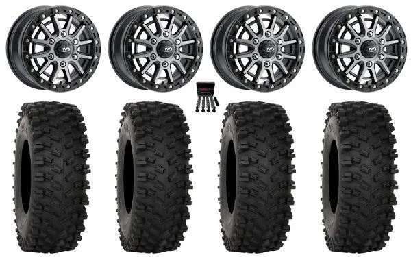 ITP SD10 Bdlk 15×6.5 Wheels GM 37″ ATX470 Tires Can-Am Maverick R