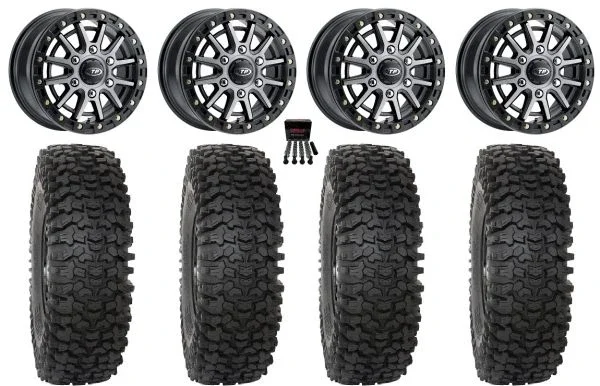 ITP SD10 Bdlk 15×6.5 Wheels GM 37″ RC500S Sticky Tires Can-Am Maverick R