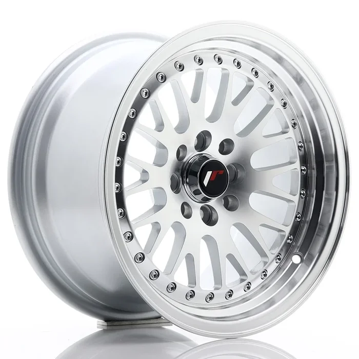 JR Wheels JR10 15×8 ET20 4×100/108 Silver Machined Face
