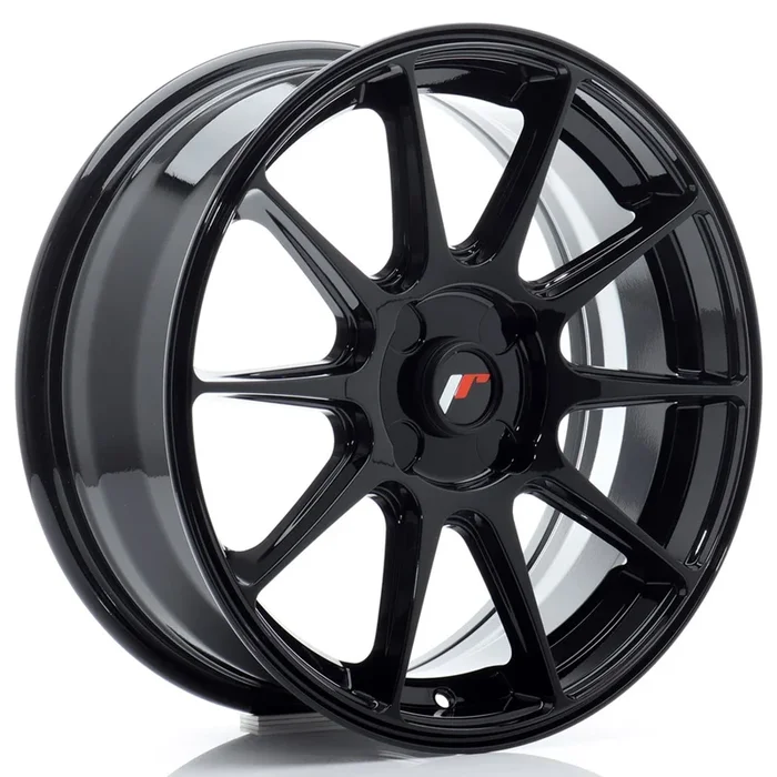 JR Wheels JR11 17×7 ET20-38 4H BLANK Gloss Black