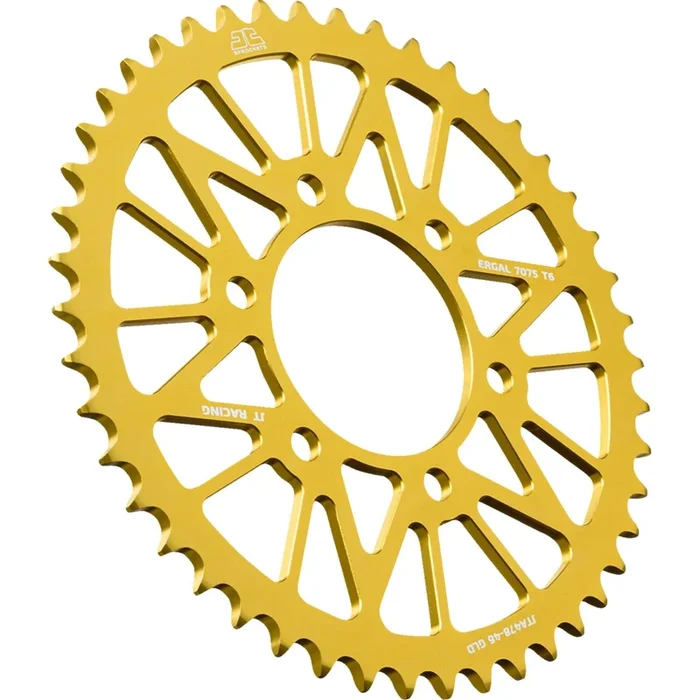 JT Sprockets Rear Sprocket – Aluminum – 46 Tooth – Gold for CF Moto/Kawasaki JTA478.46GLD