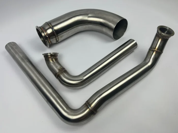 K Series Hood Exit Up Pipe & Dump Tube for Top Mount Turbo Manifold 304 SS Kit