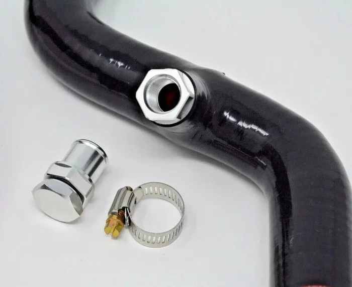 K- Swap Driver Side Radiator Hose Kit W/ Fan Hose Bung K20 EG EK DC2 CRX Si ??