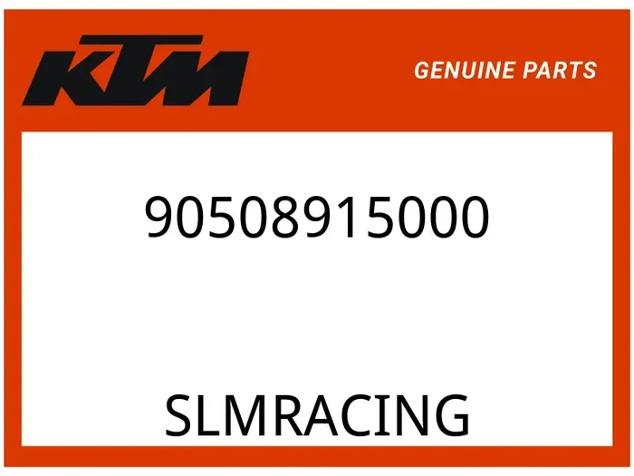 KTM OEM Part 90508915000 LICENSE PLATE HOLDER SHORT