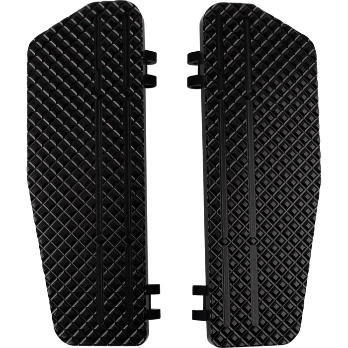 LA Choppers County Line Billet Floorboards – Black – FL for Harley-Davidson [MPN: LA-P101-00B]
