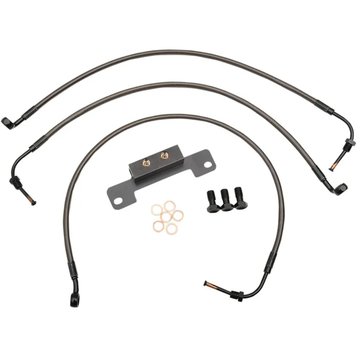 LA Choppers Midnight Brake Lines – Touring [MPN: LA-8011B13M]