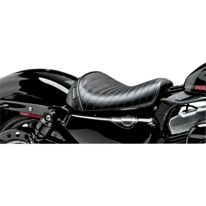 LE PERA 0804-0419 LK-006PT Bare Bones Solo Seat – Pleated – Black – XL ’04-’22