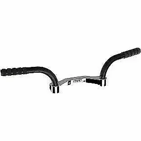 Lindby Black/Chrome Adjustible Highway Bar Footrest for Harley FLH ’94+