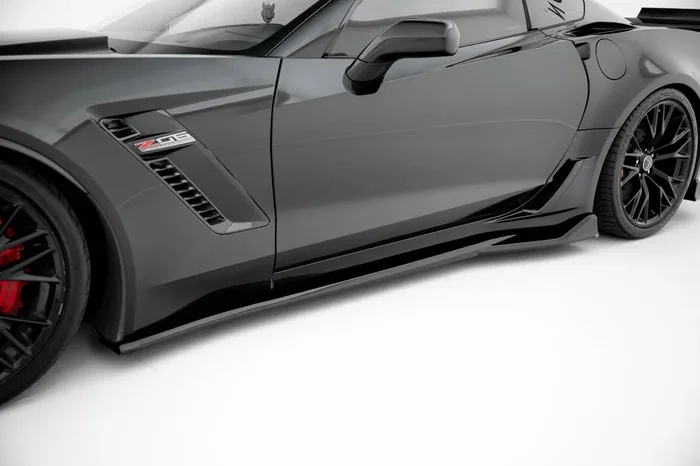 Maxton Design Side Skirts Diffusers Chevrolet Corvette Z06 C7 CH-CO-C7-Z06-SD1G