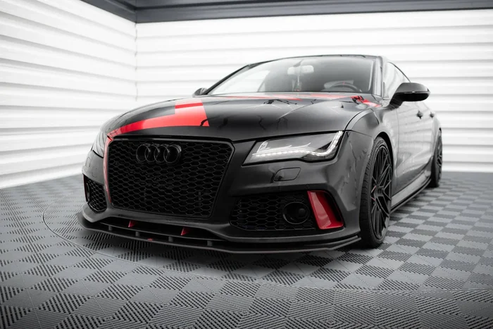 Maxton Design Street Pro Front Splitter Audi A7 RS7 Look C7 AUA7C7RS7LOOKCNC-FD1B