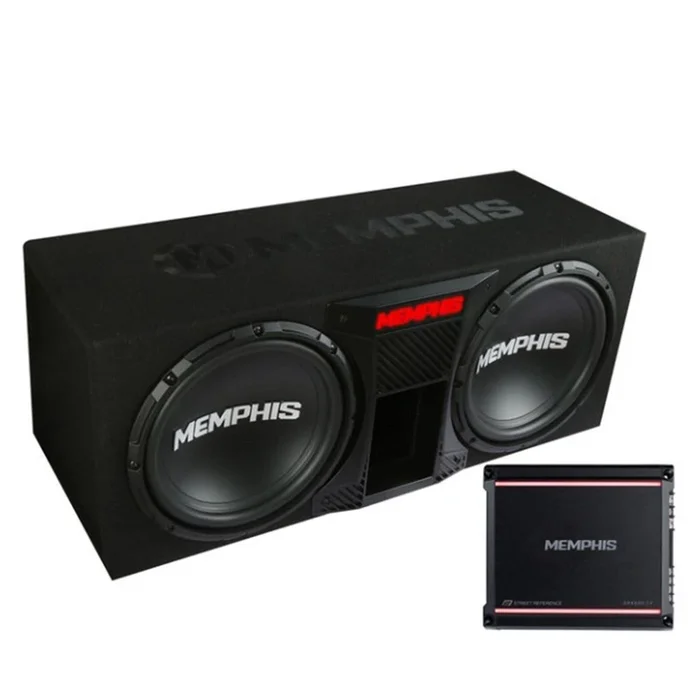 Memphis Audio SRX Vented Bass Package with Amplifier – 12 ” SRXE12DP