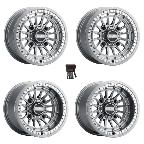 Metal FX Delta Bdlk Contrast Cut 15×7/15×10 Wheels Gm Polaris RZR 1000 XP / Ranger XP 900/1000