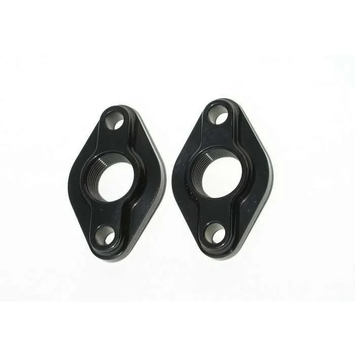 Meziere Enterprises Standard to Remote Water Pump Adapter 3/4 ” NPT Female Ports O-Ring Seal Aluminum – Black Anodize