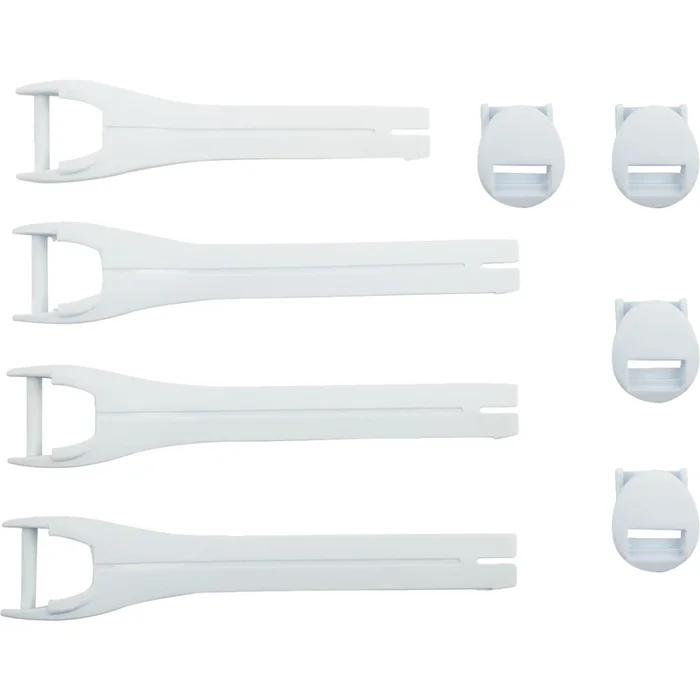 Moose Offroad Qualifier Boot Strap Kit – White – Size 7-9 3430-1012