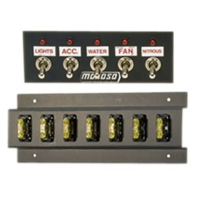 Moroso Dash Mount Accessory Switch Panel – 2 ” x 5.5 “