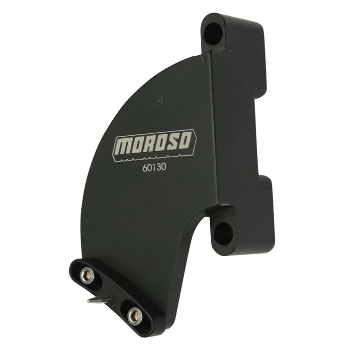 Moroso Timing Pointer – Billet Aluminum – Black Anodized – 6-1/4 in OD Balancer – Big Block Chevy