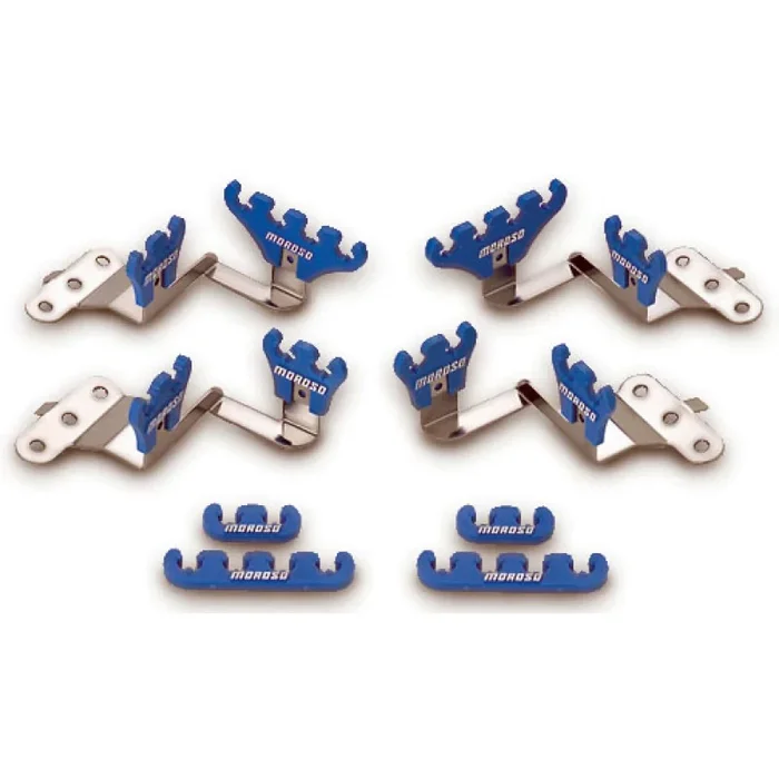 Moroso Wire Loom Kit – SB Chevy Centerbolt Loom Kit – Blue – 7-8 mm