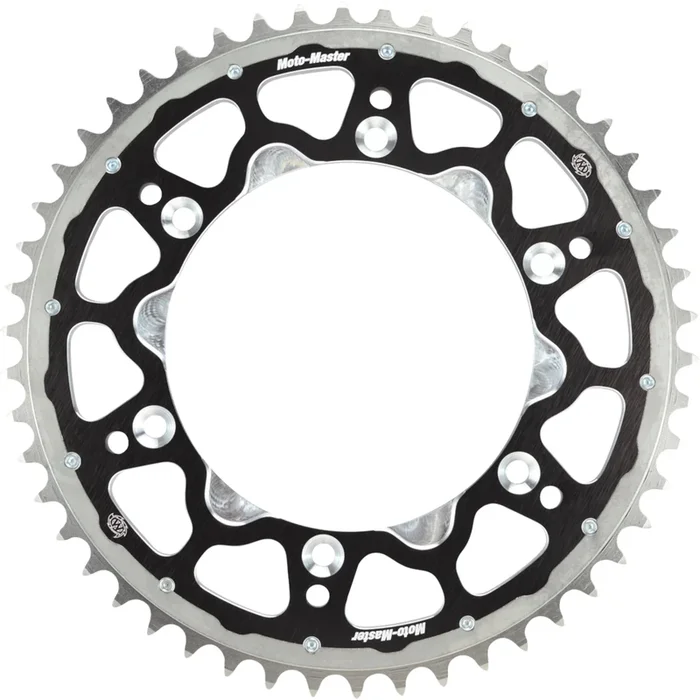 MOTO-MASTER 1211-2317 620093250 Fusion Series Dual Ring Rear Sprocket 50 tooth – black – yamaha